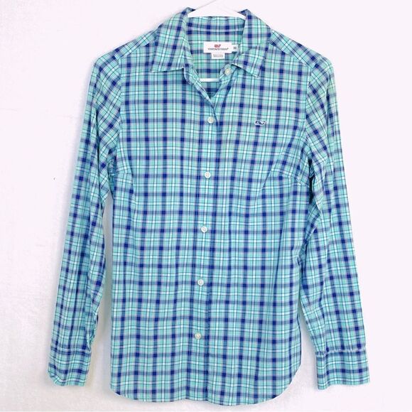 VINEYARD VINES PLAID BUTTON DOWN SHIRT COVE PLAID - Picture 1 of 10